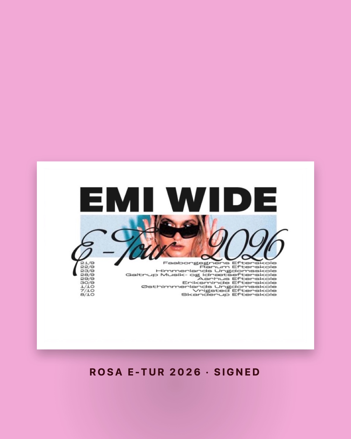 Rosa E-Tur Poster — signed